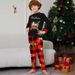 Christmas Children's clothing clothing adult family clothing car snowman Christmas tree print home clothing pajamas_viptrois.com