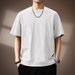 Men's Summer Short Sleeved T-shirt Fashionable Loose Printed Top_viptrois.com
