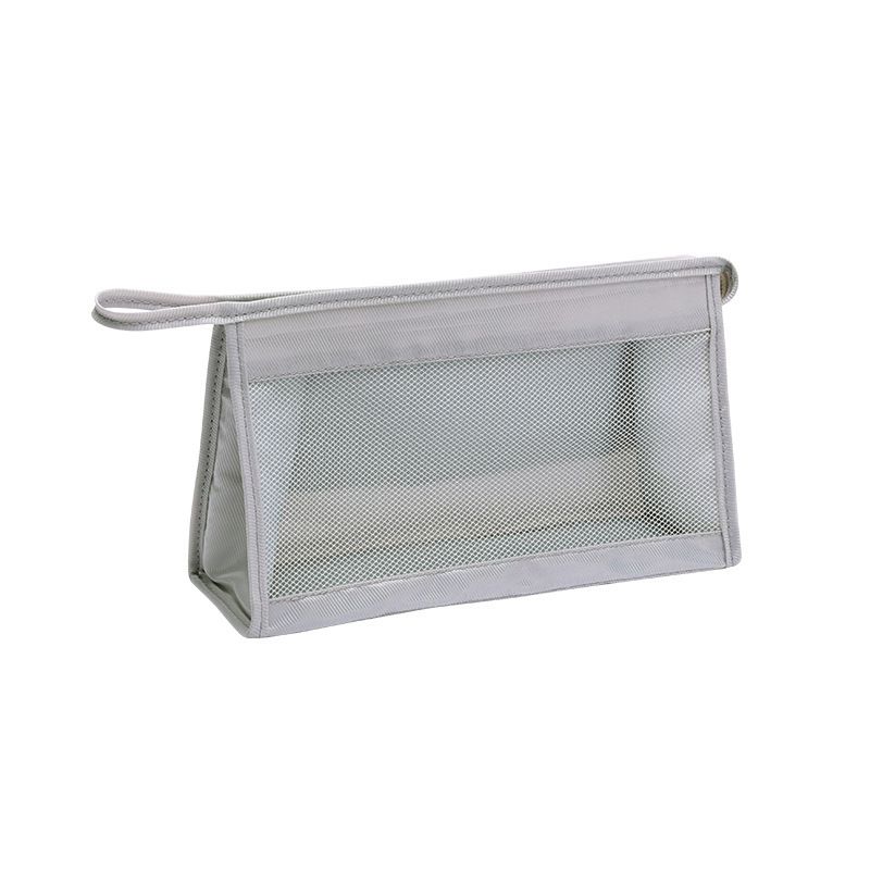 Makeup Tools & Accessories New Ins Twill Waterproof Toiletry Bag Thickened Portable Travel Cosmetics Triangle Hand Held Storage Bag_viptrois.com