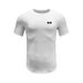 Muscle Fitness Short-sleeved Foreign Trade Cross-border Bodybuilding Slim-fit T-shirt, Shoulder-plugged Elastic Top, Running Casual Training Clothes_viptrois.com