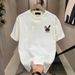 Trendy Brand Summer High-end Personalized Short Sleeved T-shirt For Men's Ruffled And Handsome Trend Printed Round Neck_viptrois.com