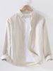 New Long Sleeved Shirt Men's Shirt Business Casual Shirt. No Interior Or Other Accessories_viptrois.com