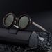 Men's Glasses ND Adjustable Zoom Round Frame Polarized Sunglasses Men's Outdoor Sun Protection High End Sunglasses Men_viptrois.com