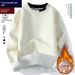 Pulse 2025 Autumn Winter Fleece-Lined Two-Piece Men, High-End Lazy Style Knitted Sweater For Men_viptrois.com