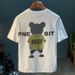 Men's Short Sleeved T-shirt Summer New Trendy Brand Printed Round Neck Ins Loose Breathable Pure_viptrois.com
