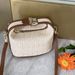 Mini Bag Straw Bag Bucket Bag Hand Held Messenger Bag Guangzhou Wholesale Handbag Contrast Color Versatile Women's Bag Woven Bag_viptrois.com