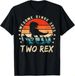 T-shirttwo Rex 2026 2nd Birthday Gift Second Dinosaur 2 Year Old_viptrois.com
