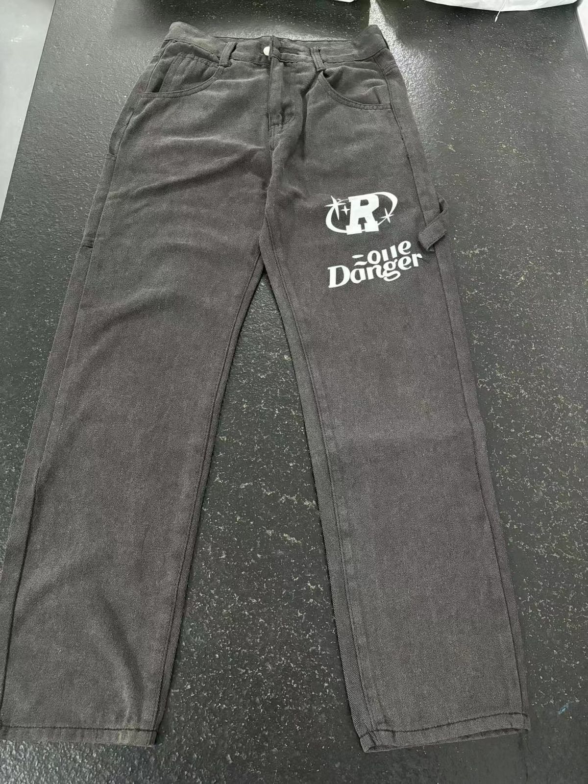 Men's Jeans American Vibe High Pants Ins Hiphop Fried Street Jeans Male Design_viptrois.com