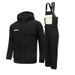 Men's Workwear Ski Suit Set For Winter Snowboarding, Mountain Climbing, Warm Shoulder Straps, Fashionable Ski Pants, Ski Clothes_viptrois.com