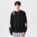 Korean Version New Plus Size Hoodie Men's Spring And Autumn Long Sleeved Loose Fashion Brand Pullover, Bottom Layer 59C_viptrois.com
