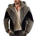 Loom Loom 2024 European And American Cross-Border Summer Hooded High-End Casual Woolen Spring Outfit Stylish Men's Trench Coat_viptrois.com