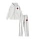 Men's Clothing High Quality 400G Heavy Cardigan Suit Imitation Embroidered Tiger Head American Style Couple Double Pull Trendy Brand Hooded Suit_viptrois.com