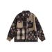 Men's Clothing Splicing Jacket Coat Top Men Couple Outerwear Loose Top_viptrois.com
