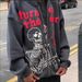 2022 New Hoodie Skull Sweatshirt Loose Street Style Sports Zipper Cardigan Y2K Jacket_viptrois.com