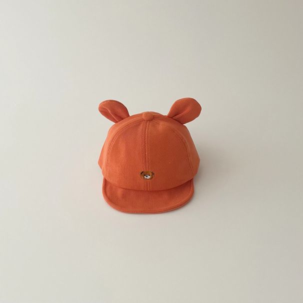 Baby Hat Autumn And Winter Cartoon Bear Baby Warm Outdoor Shade Baby Cap_viptrois.com