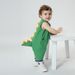 Qiletu New Summer 0 3 Years Old Infant Baby Romper Fresh Green Dinosaur Shape Sleeveless Romper_viptrois.com