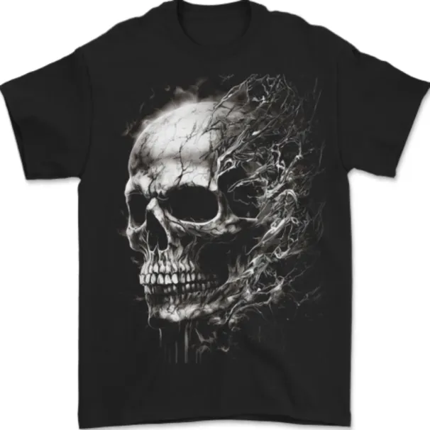 Interdimensional Skull Mens T-Shirt Mens Womens Tees Top 100% Cotton_viptrois.com