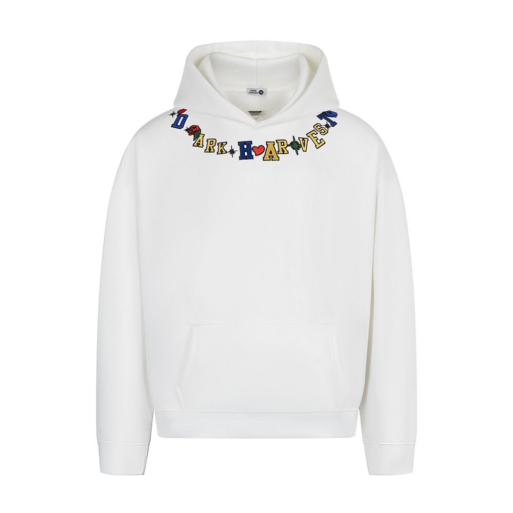 Design Sense Letter Embroidery Hooded Sweatshirt Men's Vibe Trendy Brand High Street Autumn Winter Style Personality_viptrois.com