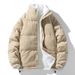 Men's Clothing Reversible Cotton Coat Winter Plus Velvet Thick Warm Cotton Coat_viptrois.com