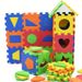 Mother & Kids 36 Pieces EVA Geometric Number Puzzle Mat Mini Foam Puzzle Assembly Toy_viptrois.com