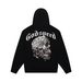 Godspeed Skull Print Cotton Unisex High Street Hip Hop Hoodie Long Sleeve Trendy_viptrois.com