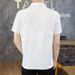 Summer Style Polo Shirt 92.8% Cotton Korean Version Men's Short Sleeved Lapel Fashionable T-shirt We2906_viptrois.com