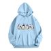 Pure 2024 Men's And Women's Fleece Sweatshirt Christmas Pocket Drawstring Print Hoodie_viptrois.com