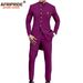 Men's clothing African men slim two piece set_viptrois.com