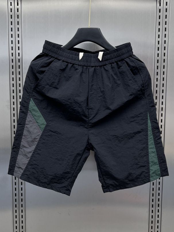 Men's Clothing Casual Shorts Summer New Quick Drying Thin Style Stitching Trendy High End Sports 5 Point Shorts_viptrois.com