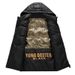 Unisex Winter Padded Vest With Bear Print, Windproof Polyester Fleece, Loose Fit For Teens & Adults_viptrois.com