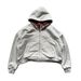Europe And The United States 2025 Fall/Winter New Fashion Hooded Zipper Plaid Splicing Men Wearing Sweatshirts On Both Sides_viptrois.com