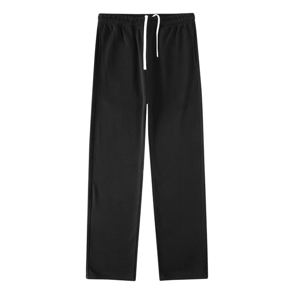 Men's Clothing Men's Quick Drying Trousers 220g Combed Cotton Street Fashion Brand Solid Color Sports Pants_viptrois.com
