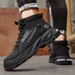 Men's British Style Thick-Sole Martin Boots – Rugged & Stylish High-Top Work Boots For Autumn & Winter, Anti-Slip Outdoor Casual Shoes_viptrois.com