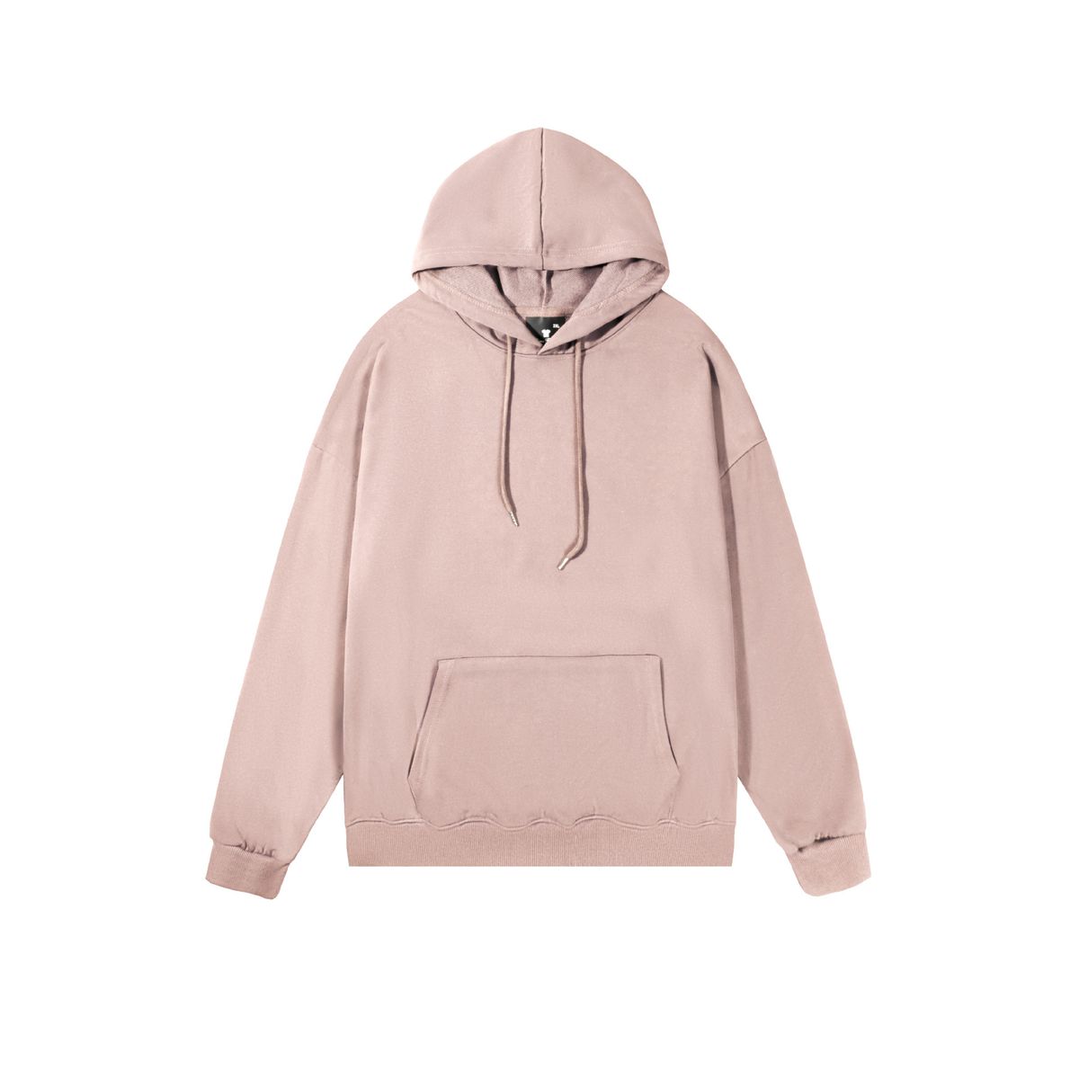 Oversized Minimalist Hoodie – Heavyweight Polyester Unisex Streetwear With Ribbed Hem (15 Colors)_viptrois.com