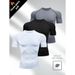 Men's Quick Drying Short Sleeve T-Shirt Space Station Fitness Sports Top Breathable Polyester For Running Training_viptrois.com