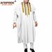 Men's clothing African ethnic solid color cotton men's casual jacket + pants + coat_viptrois.com
