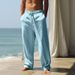 Men's Clothing Summer Men's Breathable Cotton And Linen Trousers Loose Casual Sports Men's Trousers Men_viptrois.com