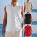 Men's Clothing Summer Half Open Sleeveless Bottoming Shirt Outdoor Casual Vest_viptrois.com