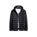 Men's Lightweight Down Jacket With Hood - 90% White Duck Down Fill, Waterproof & Windproof, Outdoor Short Coat For Hiking, Travel, And Daily Wear_viptrois.com