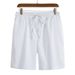 Men's Solid Color Loose Shorts Fashion Men's Casual Large Size Beach Shorts_viptrois.com