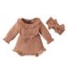 Baby clothing Baby long sleeve pit strip ha scarf girl baby autumn and winter jumpsuit bag fart clothes crawling suit_viptrois.com