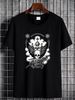 Russian Mob T Shirt Mafia Tattoo Gangster Urban Streetwear Prison Star Tee Fashion Versatile Soft Streetwear Summer Graphic Casual Comfortable_viptrois.com