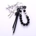 Bag Pendant Acrylic Bird's Nest Beaded Bag Decorative Pendant, Exquisite And Creative Pu Leather Rope Bow Pendant_viptrois.com