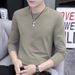 Men's Spring Outfit New Pullover Round Neck Sweatshirt Casual Men's Long Sleeved T-Shirt Trend_viptrois.com