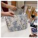 Women's Clutches & Evening Bags Gentle Cosmetic Bag Embossed Portable Travel Storage Wash Bag Large Canvas Cosmetic Bag_viptrois.com