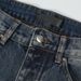 Men's Clothing Exclusive Washed Blue Vintage Jeans Men's Street Stitching Multi Pocket Hem Split Buckle Straight Trousers_viptrois.com