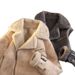Men's Clothing winter quality leather fur plus velvet thickened jacket men's lapel leather jacket large size men_viptrois.com