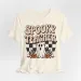 Spooky Teacher Graphic Tee - Halloween T-Shirt Mens Womens Tees Top For Fall Fashion And School_viptrois.com