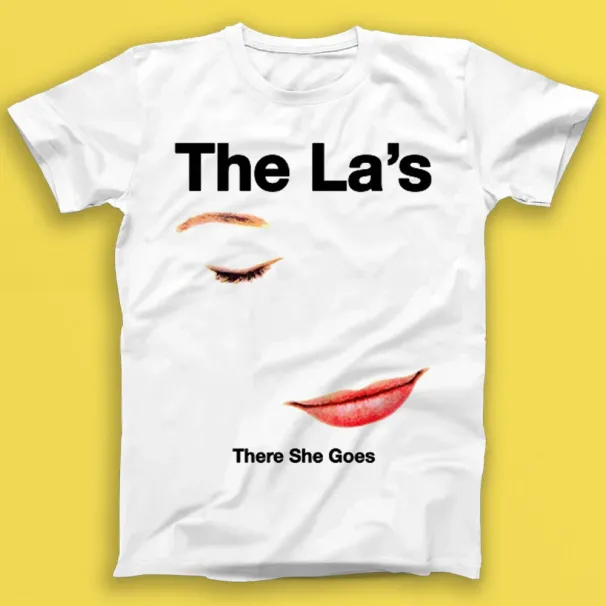 The La's There She Goes Rock Pop Music Gift Tshirt 1701_viptrois.com