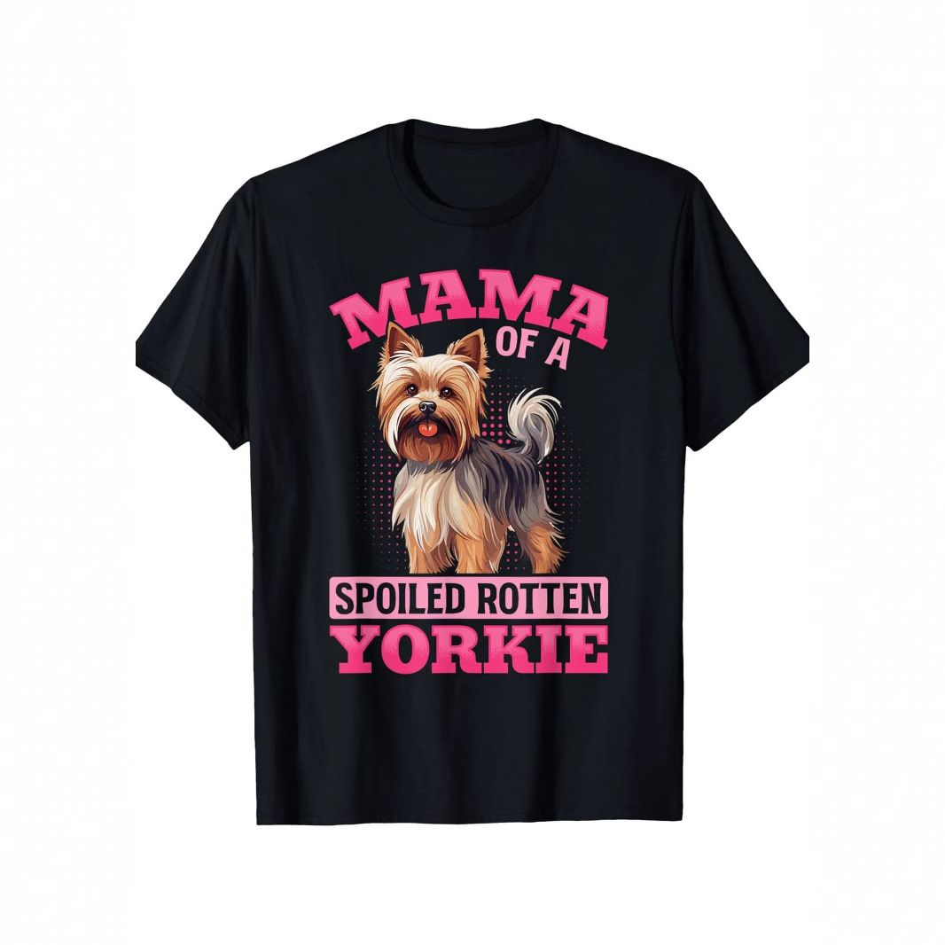 Men's Clothing American Trendy Brand Creative Puppy Print Cotton Short Sleeved T Shirt Men's Summer Design Casual Fashion Tops_viptrois.com